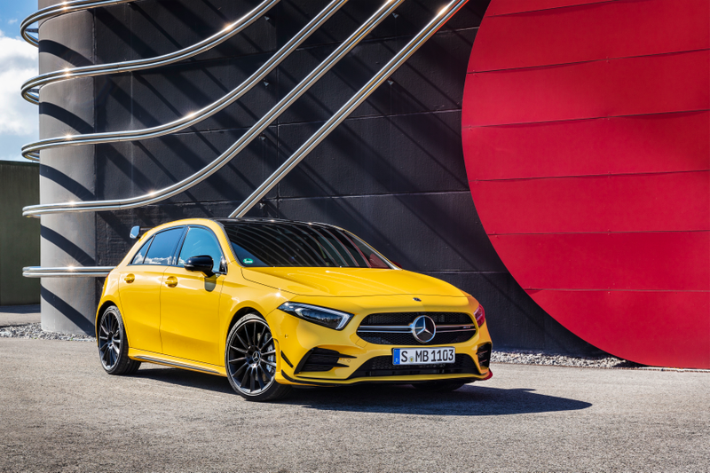 Illustration for article titled 2019 Mercedes-AMG A35: Benz's New Hot Hatch Has Toys for Your Next Track Day